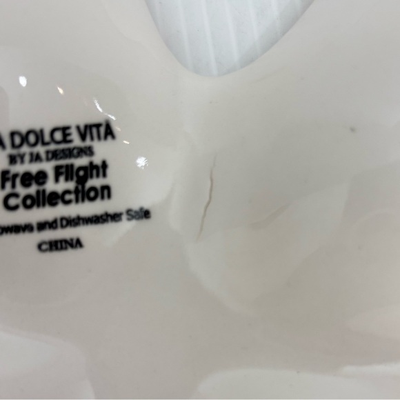 La Dolce Vita Butterfly Trinket Dish Free Flight Collection 9” - Picture 4 of 6